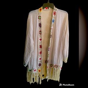 Anthropologie Crochet Cover Up